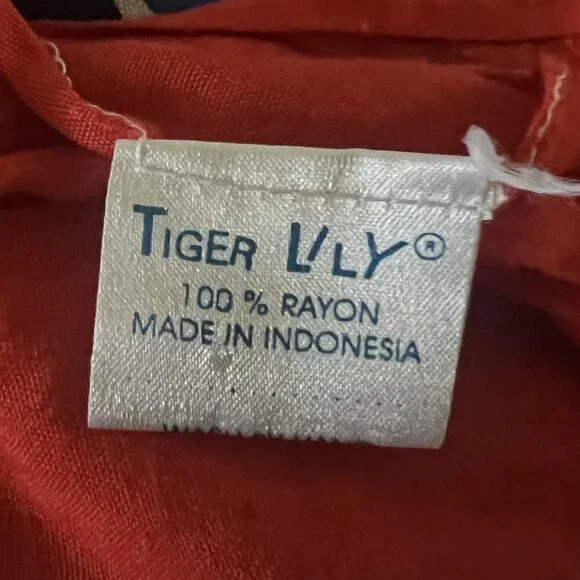 Caribbean Beach Sarong Wrap | Vibrant Blue Orange Yellow | One Size - Picture 5 of 5